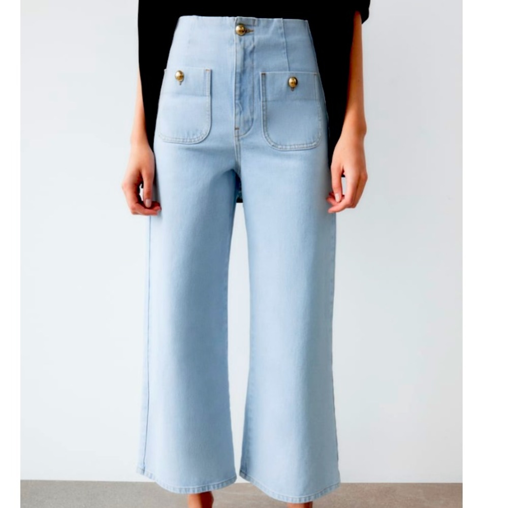 BRAND NEW Cropped Zara Jeans- tags still on